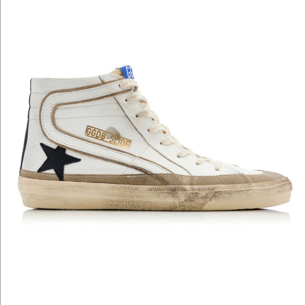 Golden Goose Slide High Top Suede Edge Around 5250 - Retail $595